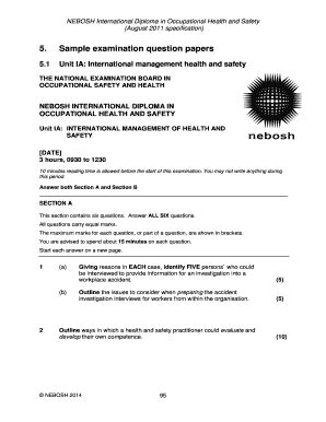 Nebosh igc exam revision and model paper Ebook PDF