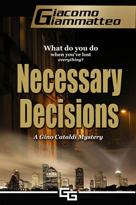 Necessary Decisions A Gino Cataldi Mystery A Redemption Novel Volume 2 Kindle Editon