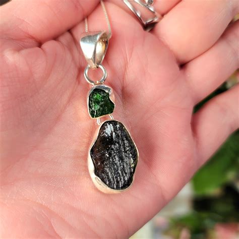 Necklaces Moldavite: Adornments of Enchantment and Cosmic Connections