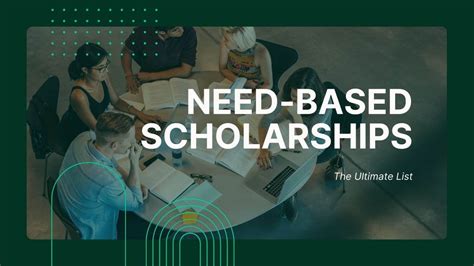 Need-based Scholarships: