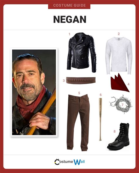 Negan's Iconic Outfit from The Walking Dead