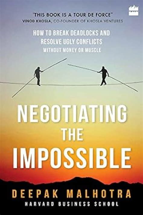 Negotiating Impossible Deadlocks Resolve Conflicts Reader