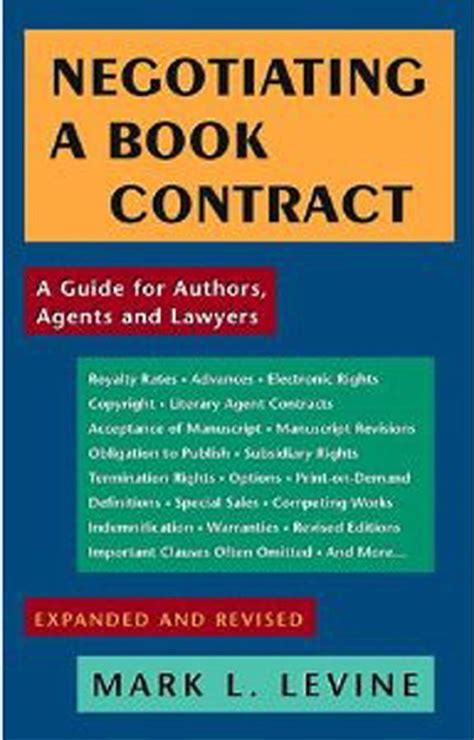 Negotiating a Book Contract: A Guide for Authors Reader