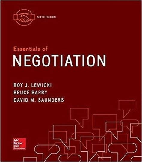 Negotiation 6th Revised Edition 137569 PDF Kindle Editon