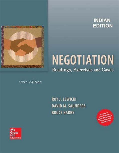 Negotiation Readings, Cases, and Exercises Epub