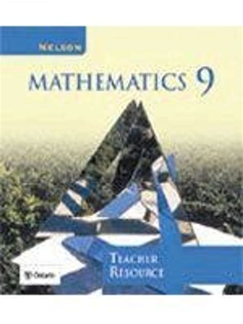 Nelson Math Grade 9 Chapter Task Answers Reader