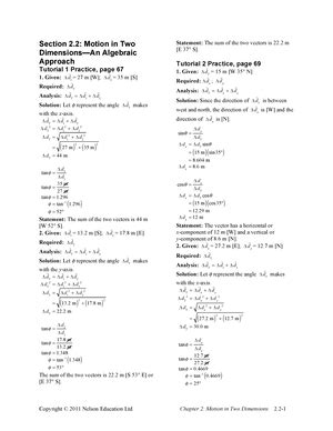 Nelson Physics Solutions Unit 2 Doc