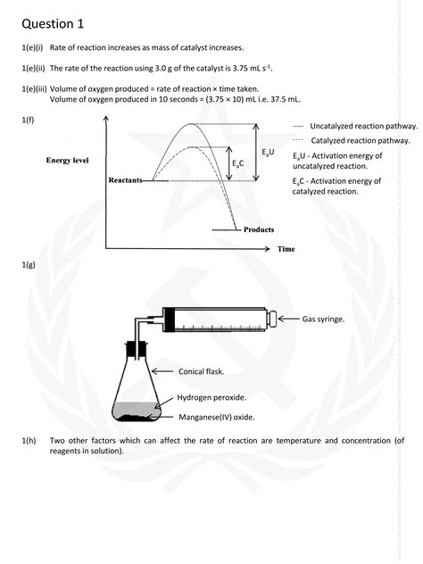 Nelson Thornes Exam Style Question Answers Chemistry Kindle Editon