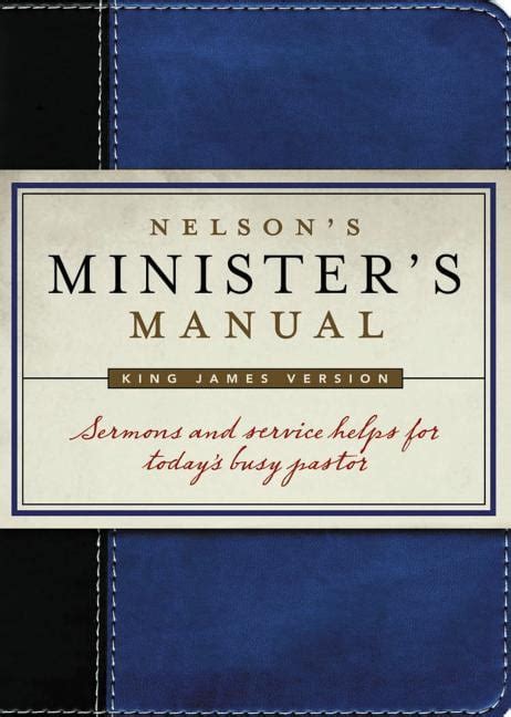 Nelson s Minister s Manual KJV Edition PDF