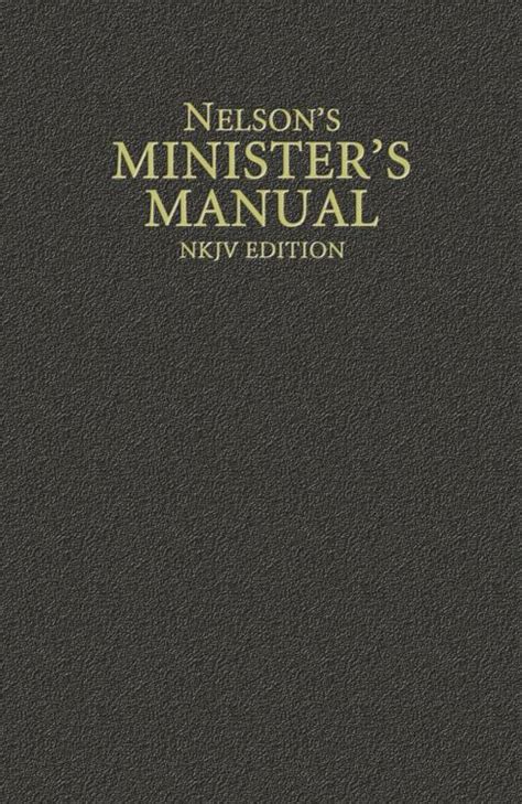 Nelsons Ministers Manual, NKJV Edition Ebook PDF