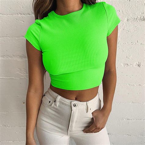 Neon Crop Shirts: A Stylish Expression