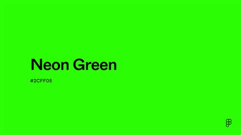 Neon Green Neon White: A Radiant Hue for Captivating Designs