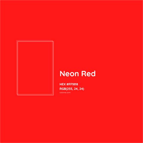 Neon Red and Neon White: A Radiant Symphony of Colors