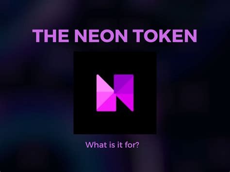 Neon Token: The Bright Future of Data Ownership