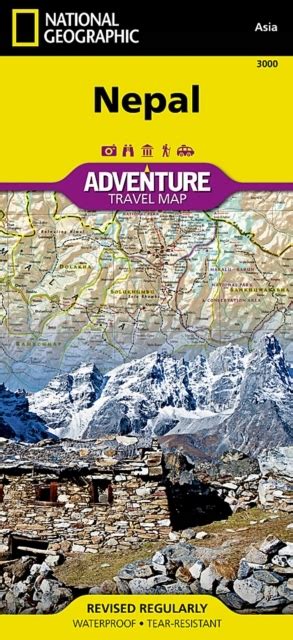 Nepal Travel Maps International Adventure Map Doc