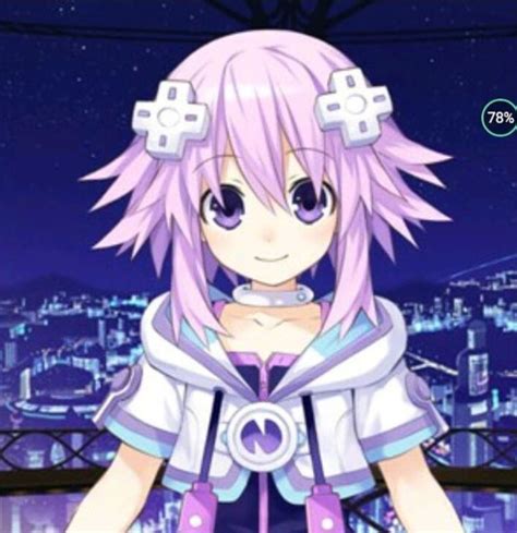 Neptune: The Exuberant Purple-Haired Goddess