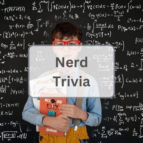 Nerd Trivia Questions And Answers Reader