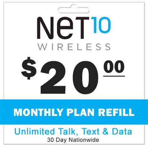 Net10 Monthly Plan Refill Card Epub