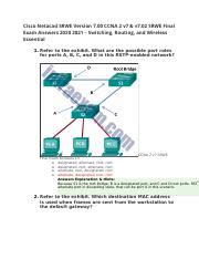 Netacad Ccna 2 Exam Answers Kindle Editon