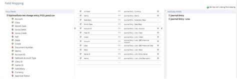 Netsuite Journal Entry Import Template