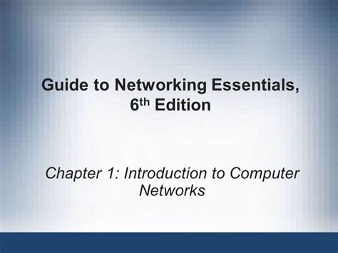 Network Guide To Networks 6th Edition Chapter Solutions PDF