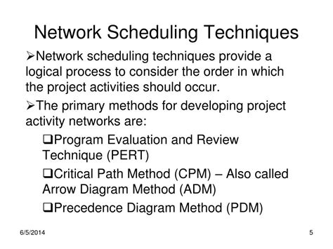 Network Scheduling Techniques for Construction Project Management 1st Edition PDF
