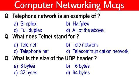 Networking Objective Type Questions And Answers Doc