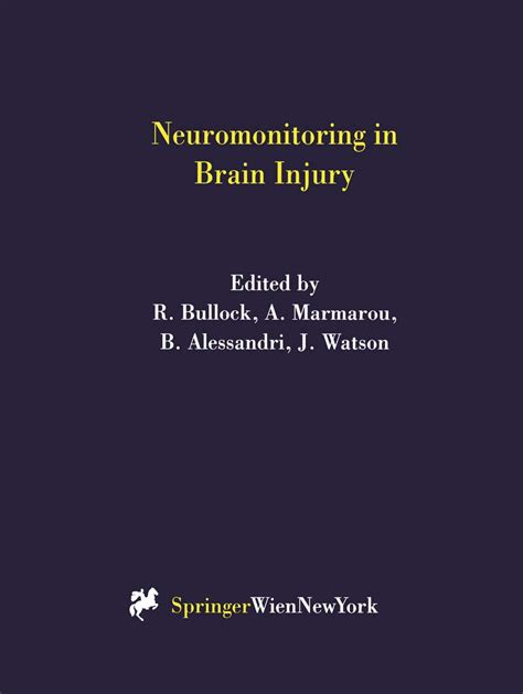 Neuromonitoring in Brain Injury 1st Edition PDF