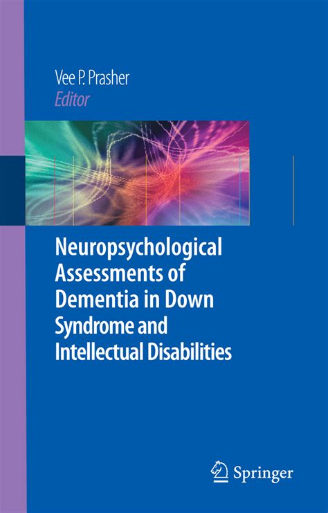 Neuropsychological Assessments of Dementia in Down Syndrome and Intellectual Disabilities 1st Editio Epub