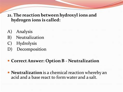 Neutralization And Hydrolysis Answers PDF