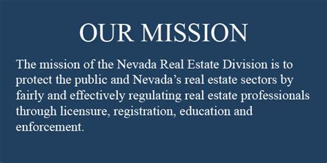 Nevada Division of Real Estate: An Overview