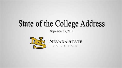 Nevada State College Address