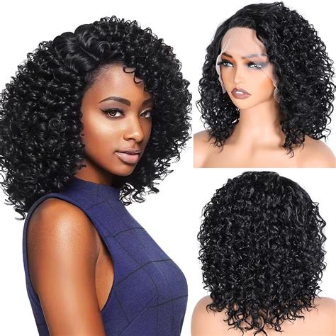 New Arrival: Capture Enchanting Style with 12-Inch Kinky Curly Lace Front Wigs