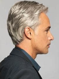 New Arrival 6" Wavy  Grey Men Wigs