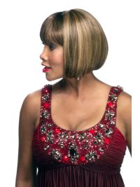 New Blonde Straight Short African American Wigs