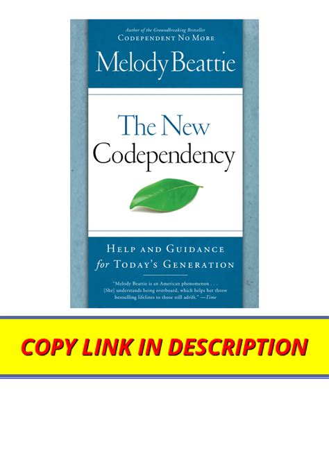 New Codependency Guidance Todays Generation Epub