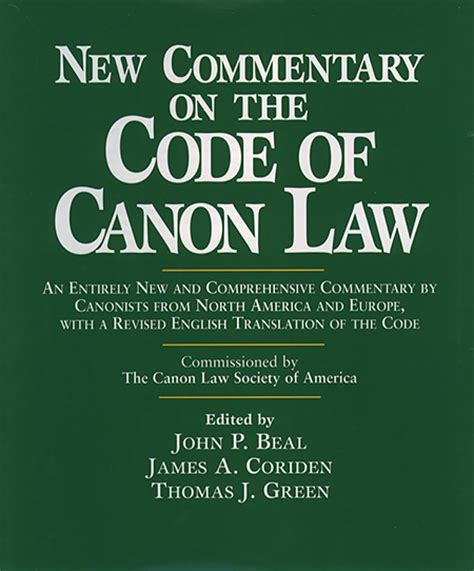 New Commentary Code Canon Law Epub