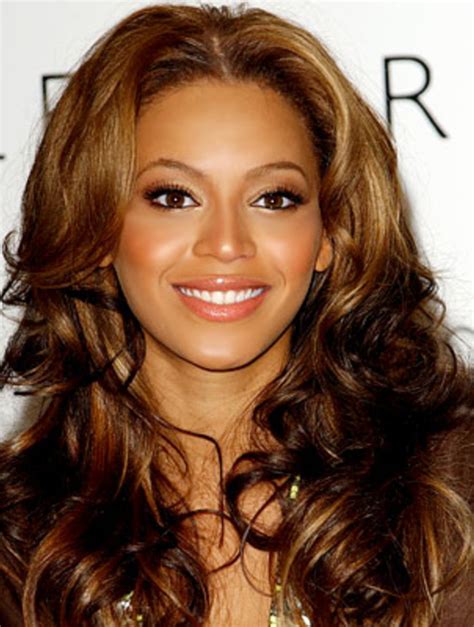 New Design Long Wavy Brown Without Bangs Beyonce Inspired Wigs