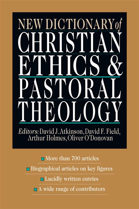 New Dictionary of Christian Ethics and Pastoral Theology Doc