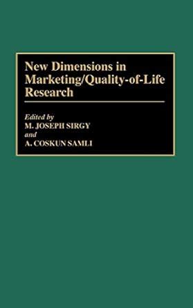 New Dimensions in Marketing/Quality-of-Life Research PDF