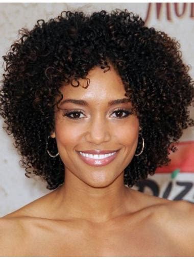 New Fashion Charm Afro Short Kinky Curly Human Hair Wig