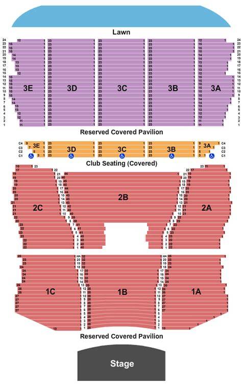 New Hampshire Pavilion Seating Chart
