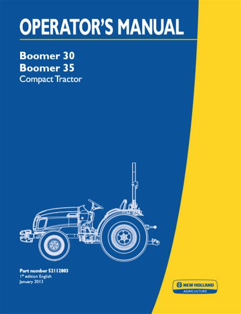 New Holland Boomer 30 Service Manual Ebook Epub