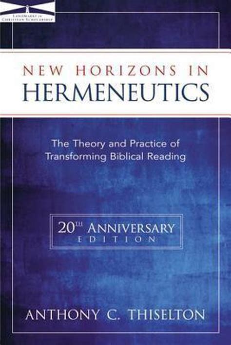 New Horizons in Hermeneutics Reader