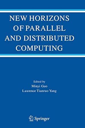 New Horizons of Parallel and Distributed Computing 1st Edition PDF