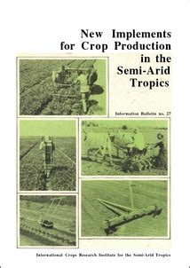 New Implements for Crop Production in the Semi-Arid Tropics Epub