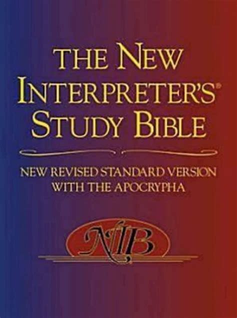 New Interpreters Study Bible Apocrypha Kindle Editon