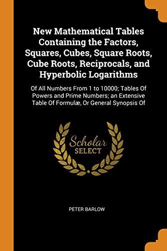 New Mathematical Tables Containing the Factors PDF