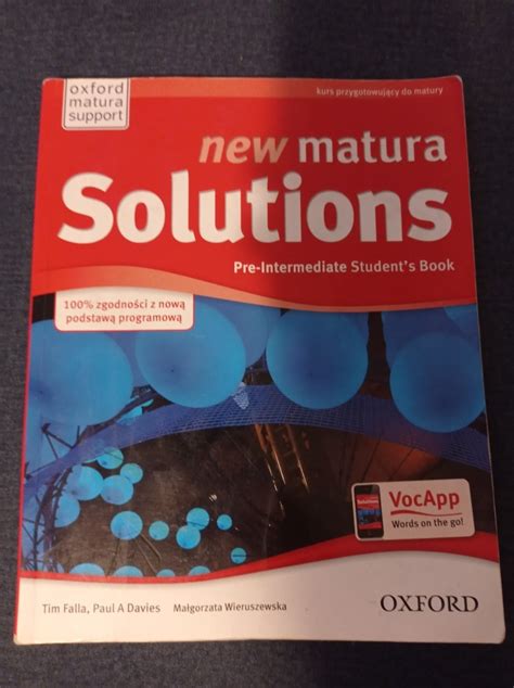 New Matura Solutions Student S Book PDF