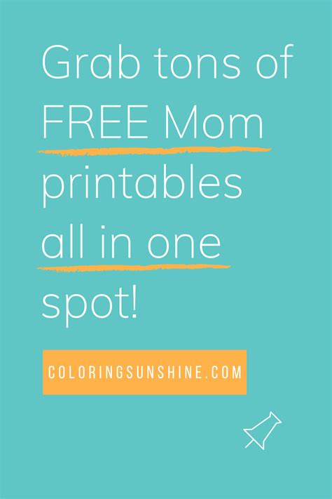 New Mom Printables